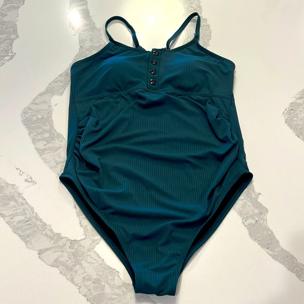 Summer Mae ribbed maternity one piece